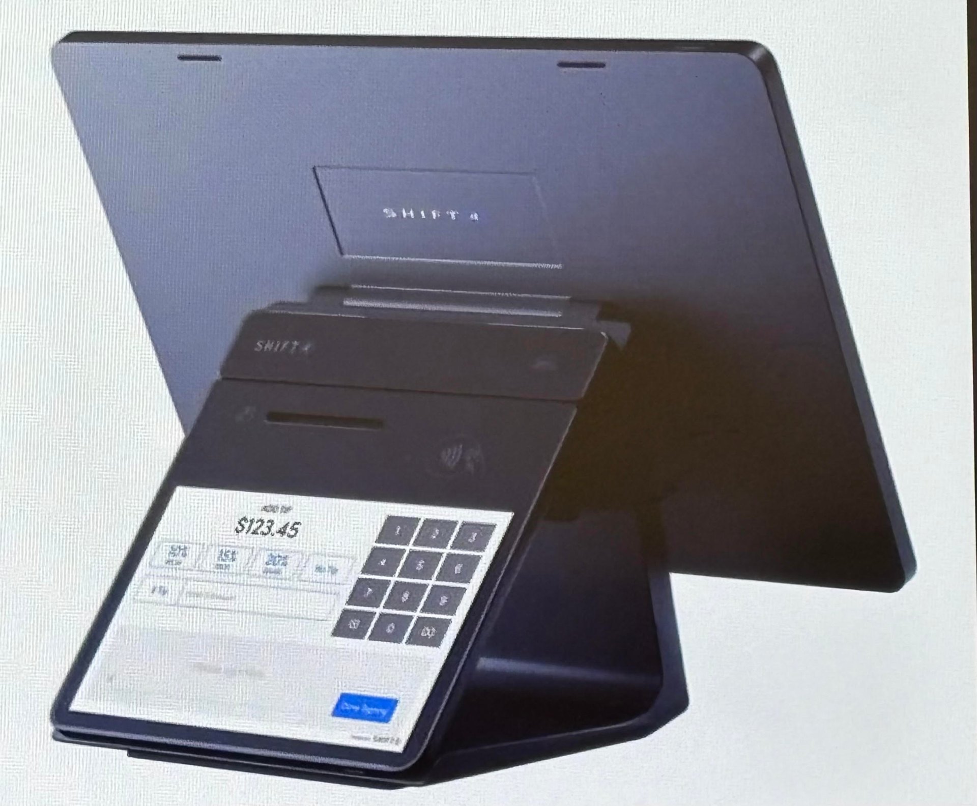 Shift4 POS with customer-facing display